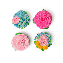 Mother's Day Rose & Flower Cupcakes Bouquet