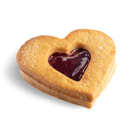 Raspberry Linzer Heart