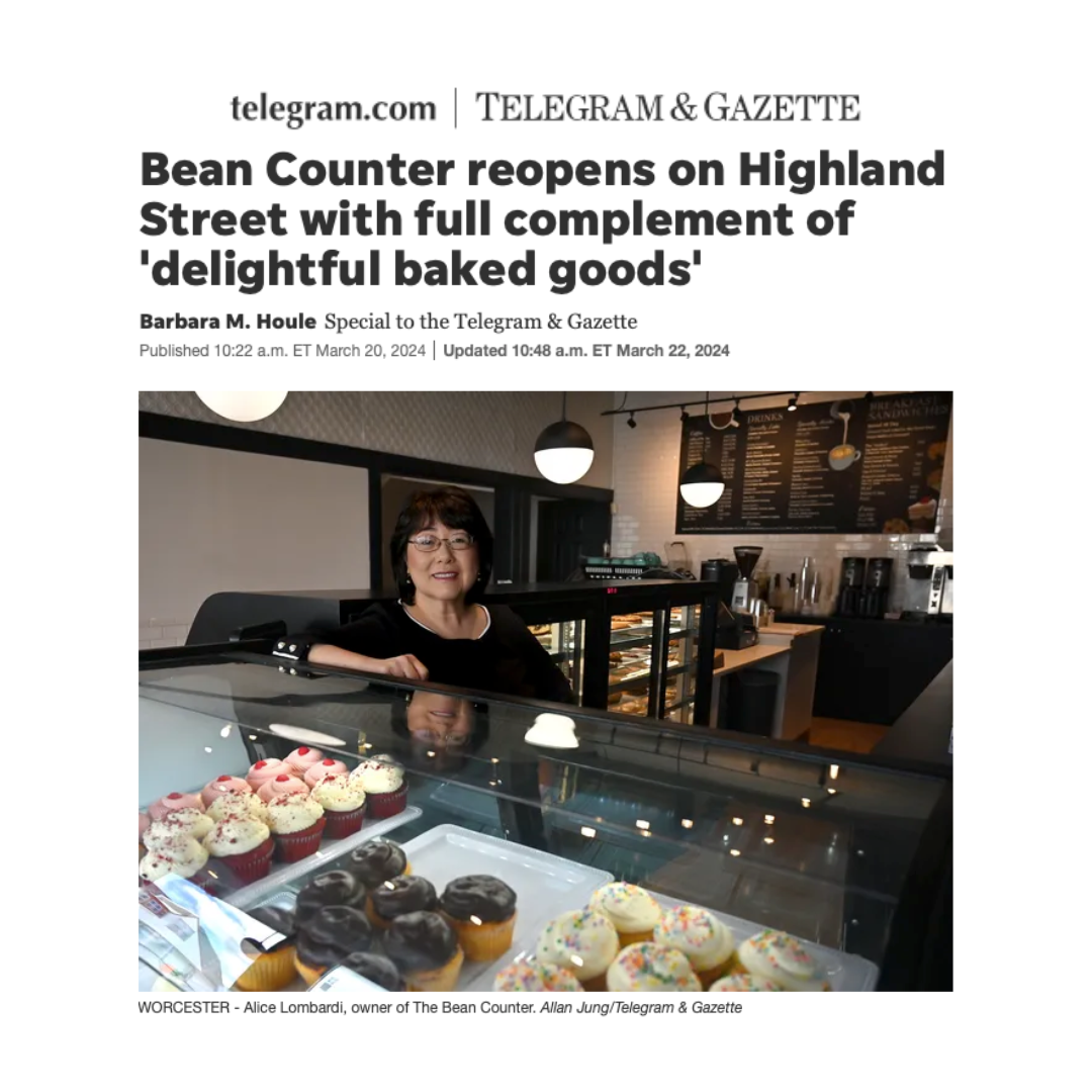 Telegram & Gazette 3/2024 Bean Counter Bakery