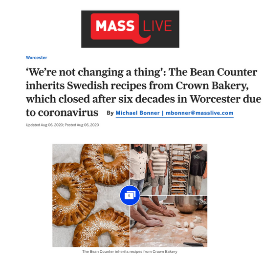 Bean Counter + Crown Bakery