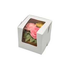 White Cupcake Box