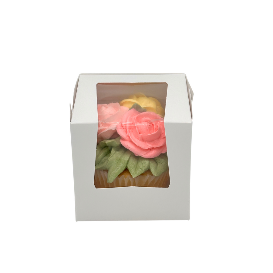 White Cupcake Box