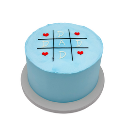 Tic Tac Toe Dad Cake
