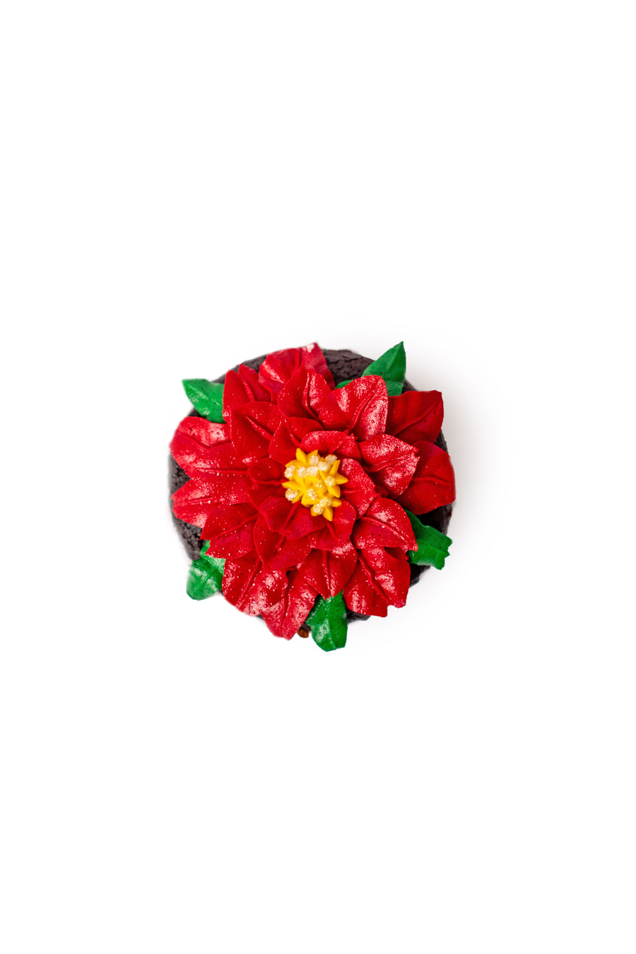 Poinsettia Cupcake